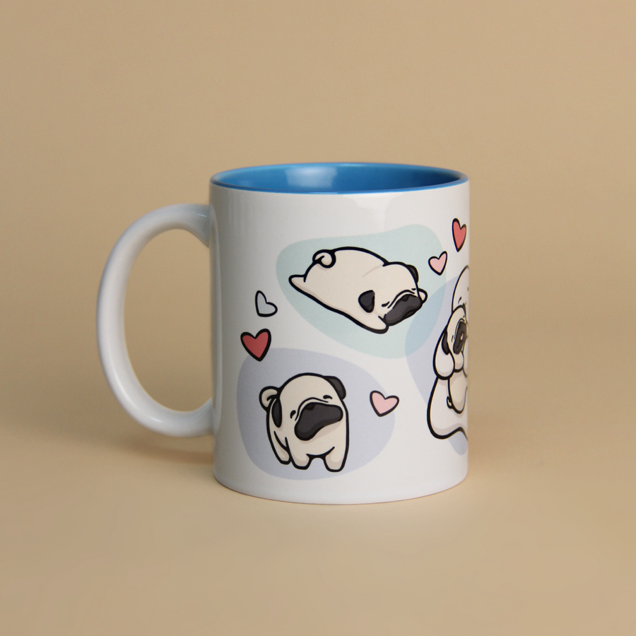 INNER COLOR MUG -  PUG BEIGE - ENTREGAS A PARTIR DEL 10/11/2025