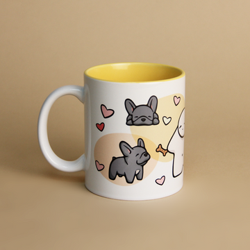 INNER COLOR MUG - FRENCHIE GRIS - ENTREGAS A PARTIR DEL 10/11/2025