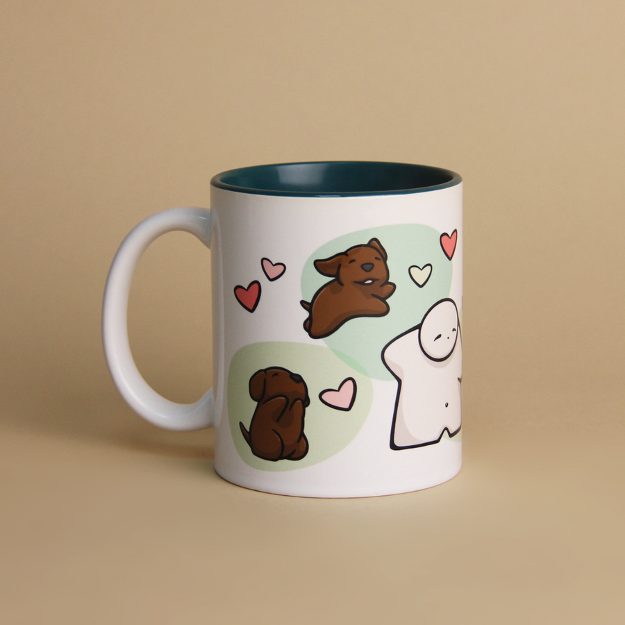 INNER COLOR MUG -  LABRADOR MARRON - ENTREGAS A PARTIR DEL 10/11/2025