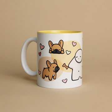 INNER COLOR MUG - FRENCHIE BEIGE - ENTREGAS A PARTIR DEL 10/11/2025