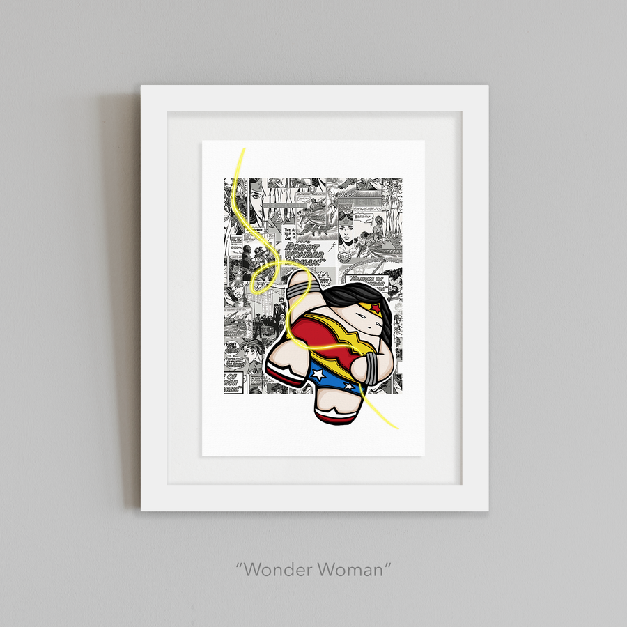 Grabado A4 - Wonder Woman