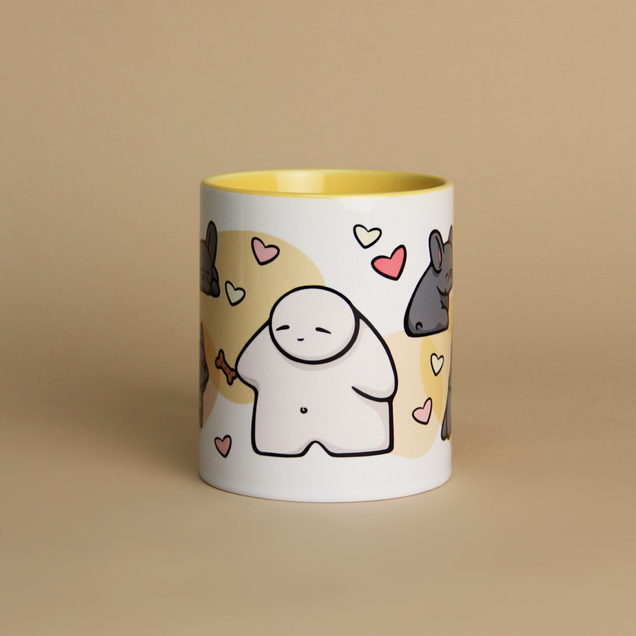 INNER COLOR MUG - FRENCHIE GRIS - ENTREGAS A PARTIR DEL 10/11/2025