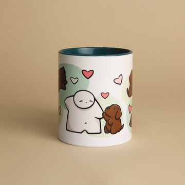 INNER COLOR MUG -  LABRADOR MARRON - ENTREGAS A PARTIR DEL 10/11/2025