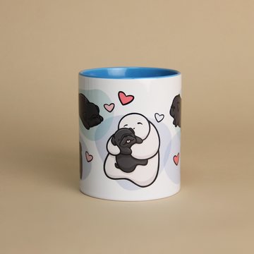 INNER COLOR MUG -  PUG NEGRO - ENTREGAS A PARTIR DEL 10/11/2025