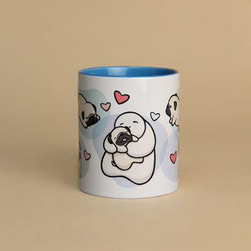 INNER COLOR MUG -  PUG BEIGE - ENTREGAS A PARTIR DEL 10/11/2025