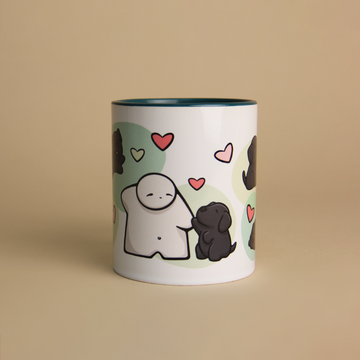 INNER COLOR MUG -  LABRADOR NEGRO - ENTREGAS A PARTIR DEL 10/11/2025