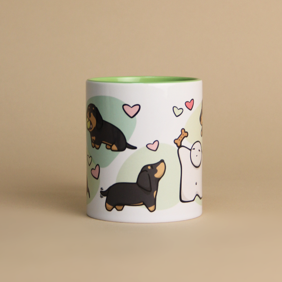 INNER COLOR MUG -  SALCHICHA NEGRO - ENTREGAS A PARTIR DEL 10/11/2025
