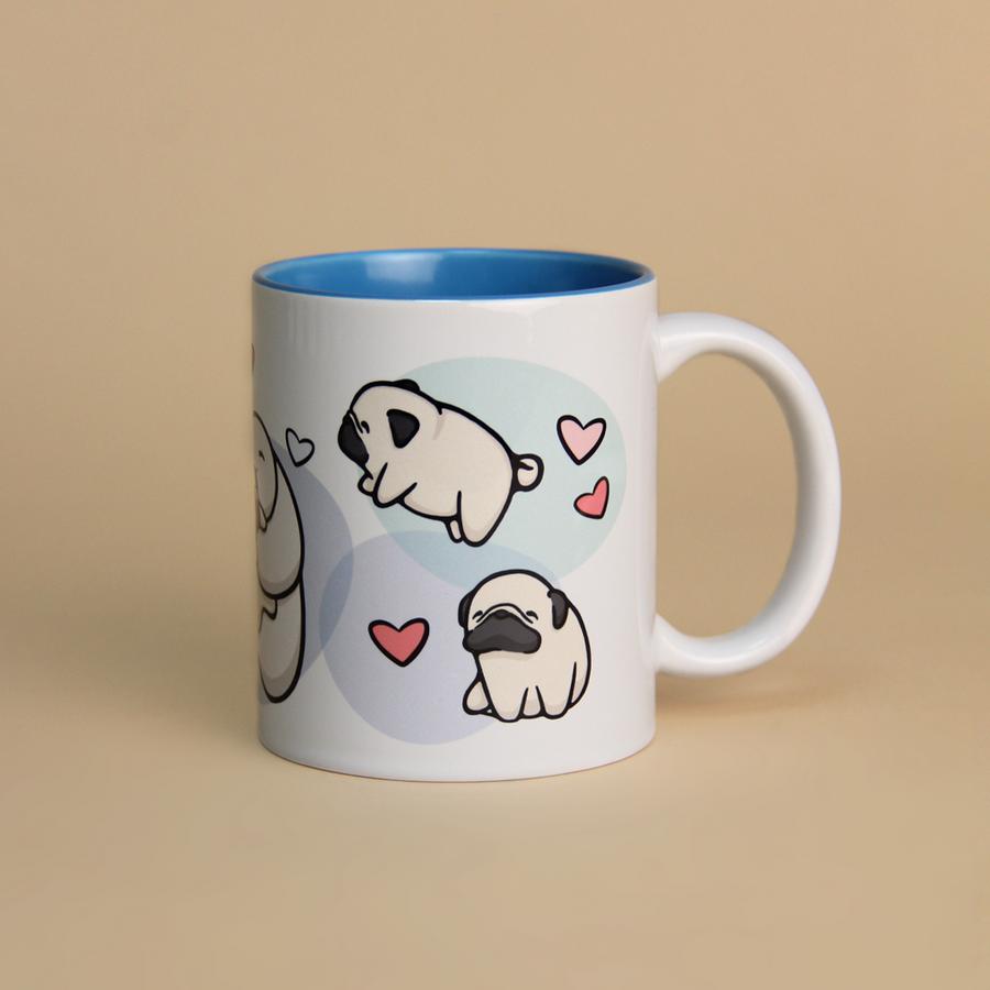 INNER COLOR MUG -  PUG BEIGE - ENTREGAS A PARTIR DEL 10/11/2025