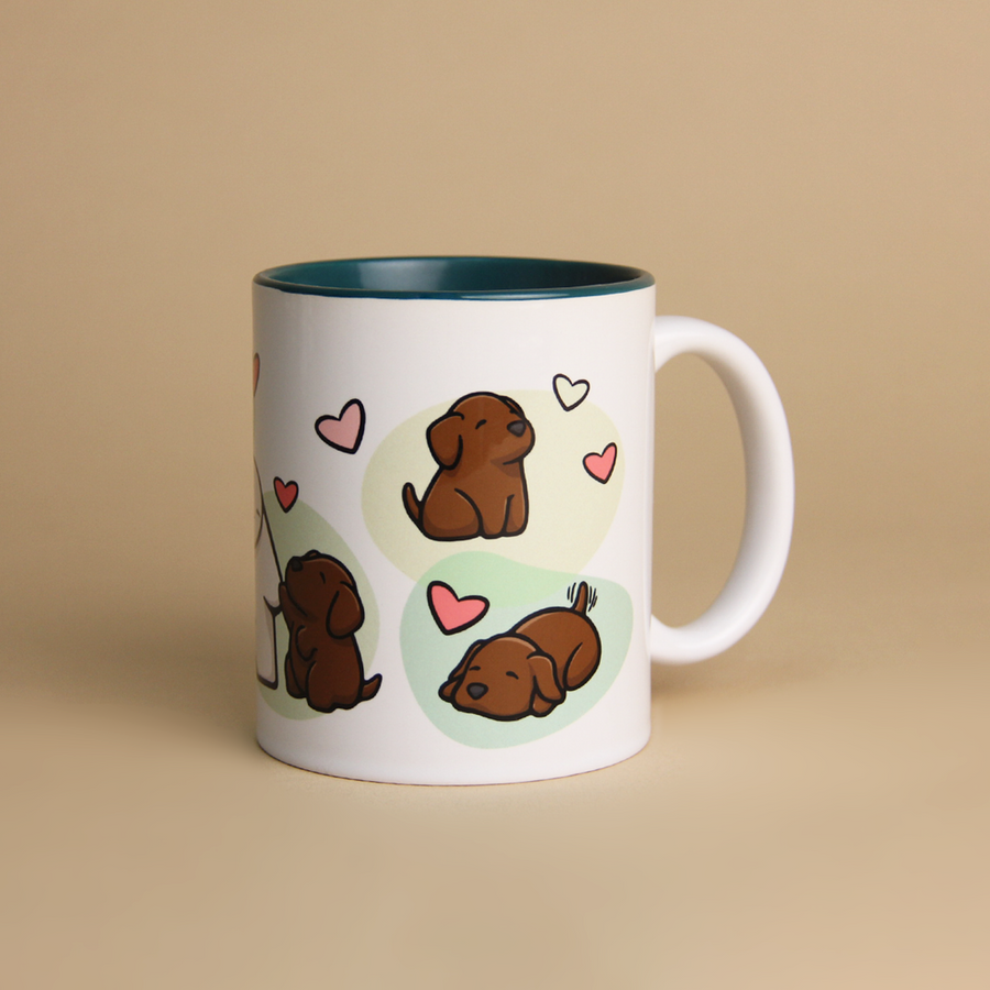 INNER COLOR MUG -  LABRADOR MARRON - ENTREGAS A PARTIR DEL 10/11/2025
