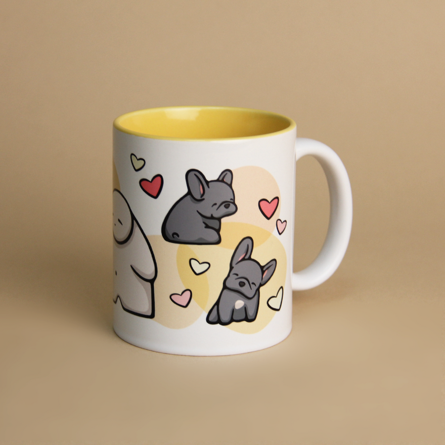 INNER COLOR MUG - FRENCHIE GRIS - ENTREGAS A PARTIR DEL 10/11/2025