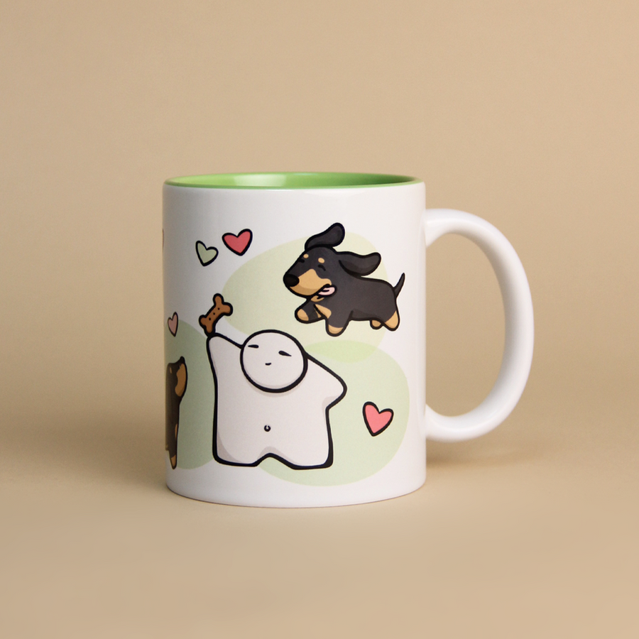 INNER COLOR MUG -  SALCHICHA NEGRO - ENTREGAS A PARTIR DEL 10/11/2025