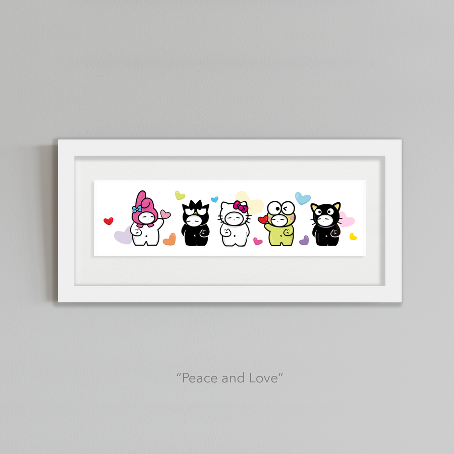 PEACE AND LOVE - HELLO KITTY X MW