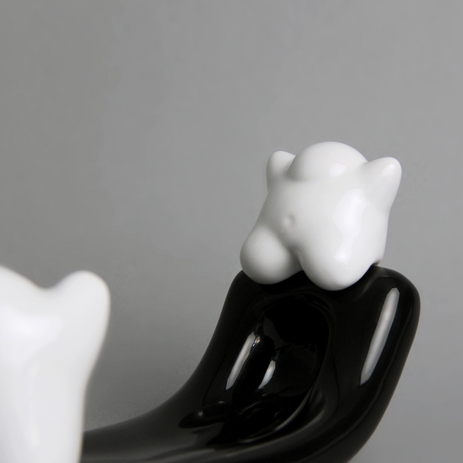 WINE HOLDER - CERAMIC x2