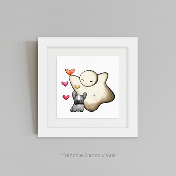 FRENCHIE - BLANCO & GRIS - ENTREGAS A PARTIR DEL 10/11/2025