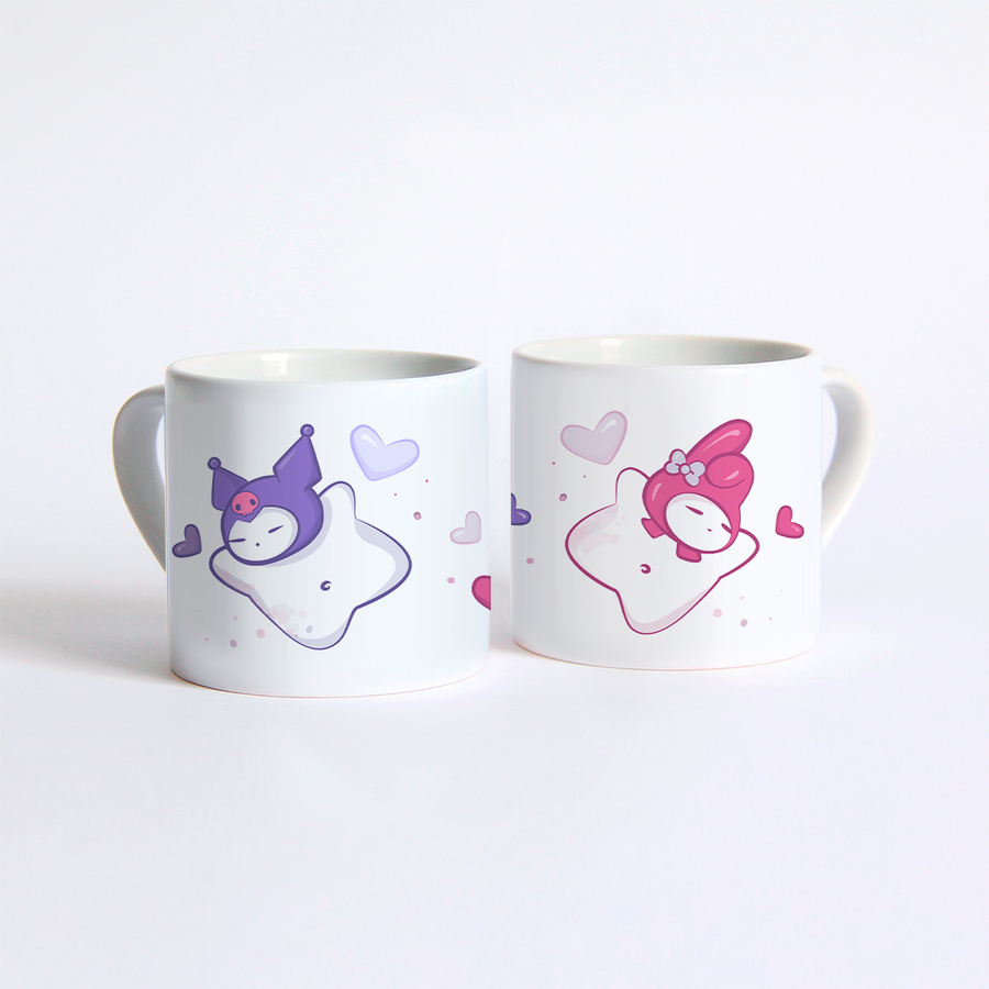 PACK MINI MUG X2 -  KUROMI & MY MELODY - KITTY X MW