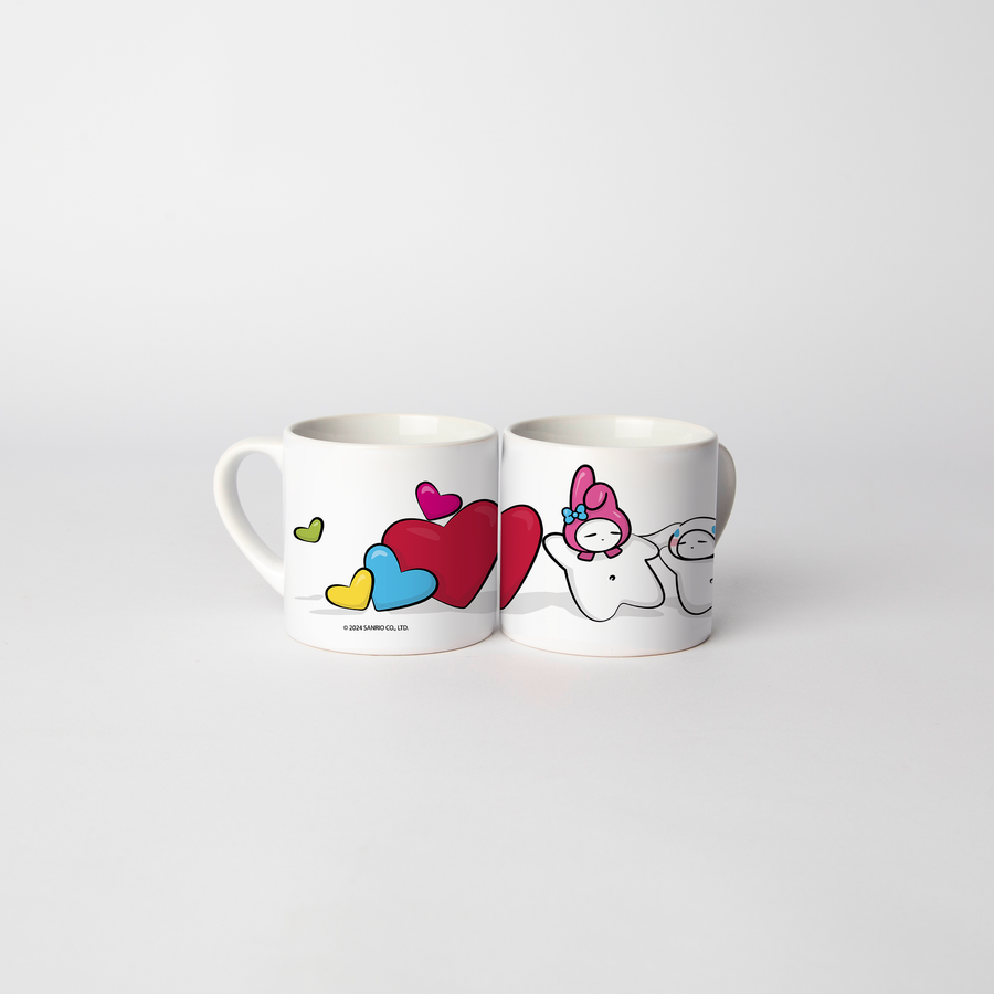 PACK MINI MUG X2 -  MY MELODY & CINNAMOROLL - KITTY X MW