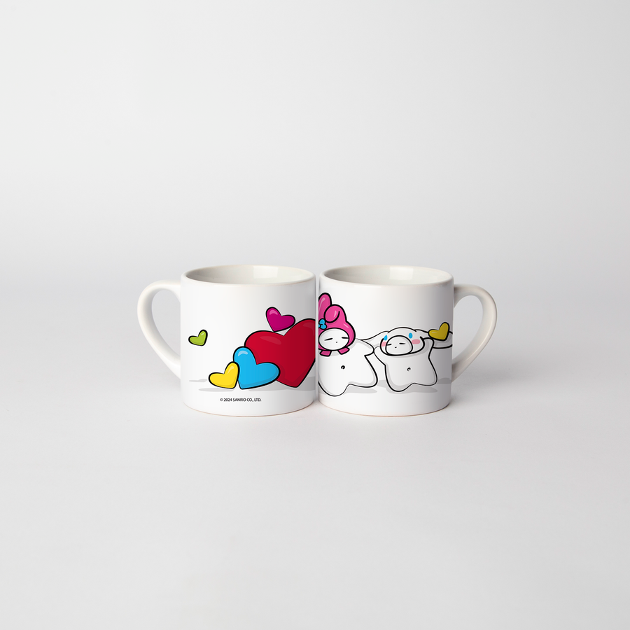 PACK MINI MUG X2 -  MY MELODY & CINNAMOROLL - KITTY X MW