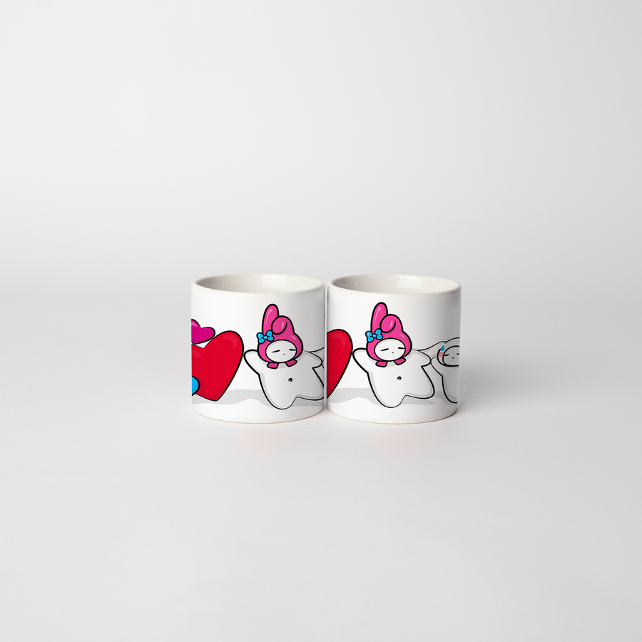 PACK MINI MUG X2 -  MY MELODY & CINNAMOROLL - KITTY X MW