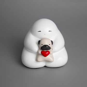 ESCULTURA PUG - ENTREGAS A 4 SEMANAS