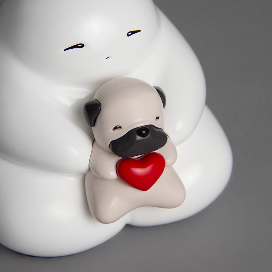 ESCULTURA PUG - ENTREGAS A 4 SEMANAS