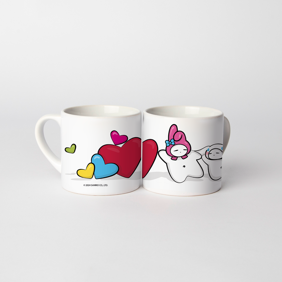 PACK MINI MUG X2 -  MY MELODY & CINNAMOROLL - KITTY X MW