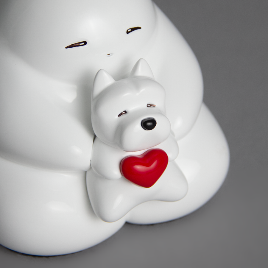 ESCULTURA WESTIE - ENTREGAS A 4 SEMANAS